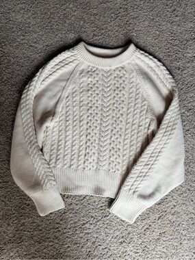 Anthropologie Cable Knit Sweater